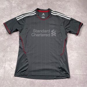Adidas Liverpool FC Soccer Football Jersey Boys XL Black 2011 2012 Shirt Kit